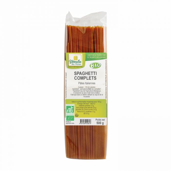 Spaghetti complets bio - 500g